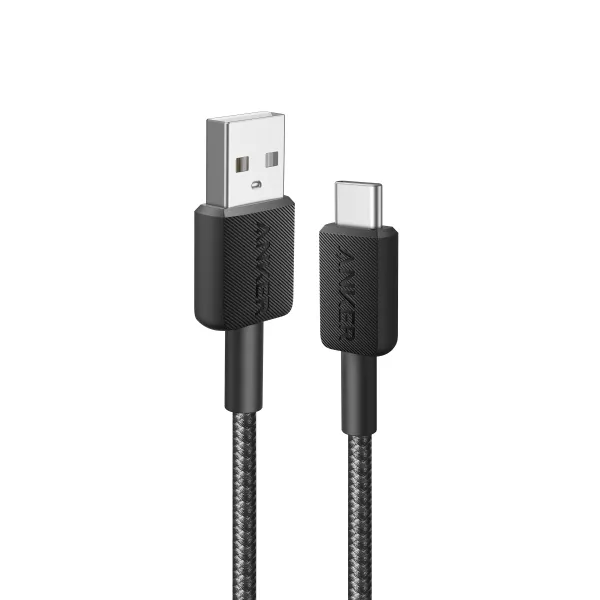 Anker Cablde Nylon de USB a USB-C 0.9m Negra 