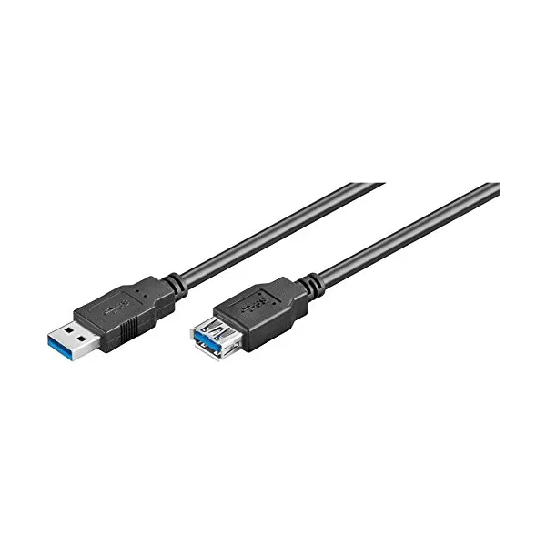 Ewent EC1007 cable USB USB 3.2 Gen 1 (3.1 Gen 1) 1 m USB A Negro