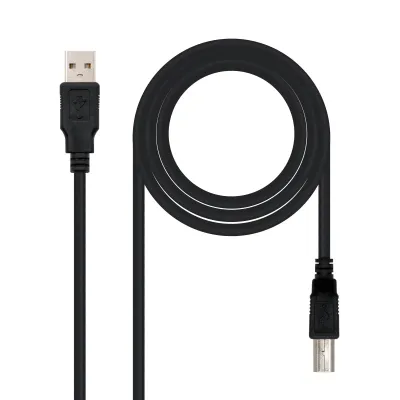 Nanocable Cable USB 2.0 Impresora Tipo A a Tipo B Macho/Macho
