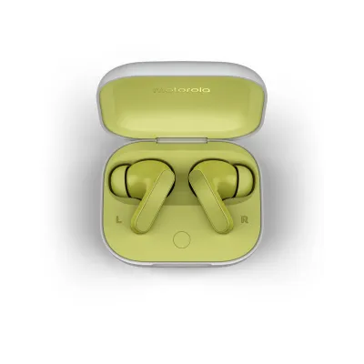 Motorola Moto Buds Green Banana Auriculares Inalámbricos con Motorola Moto Buds Green Banana Auriculares Inalámbricos con