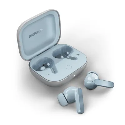Motorola Moto Buds Illusion Blue Auriculares Inalámbricos con Motorola Moto Buds Illusion Blue Auriculares Inalámbricos con