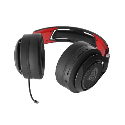 Genesis Selen 400 Auriculares Gaming Inalámbricos Negro/Rojo