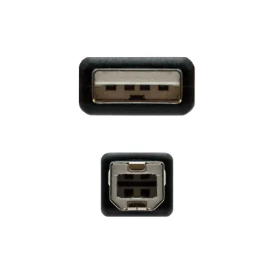 Nanocable Cable USB 2.0 Impresora Tipo A a Tipo B Macho/Macho