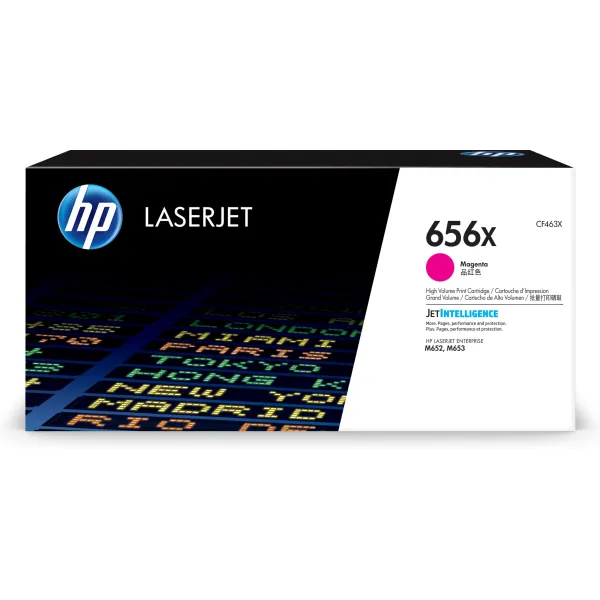 HP Cartucho de tóner Original LaserJet 656X magenta de alta capacidad