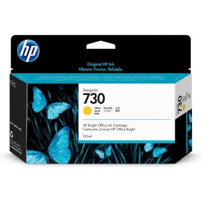 HP Cartucho de tinta DesignJet 730 amarillo de 130 ml HP Cartucho de tinta DesignJet 730 amarillo de 130 ml