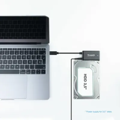 TooQ TQHDA-02C Adaptador para Discos Duros 2.5"/3.5" SATA a TooQ TQHDA-02C Adaptador para Discos Duros 2.5"/3.5" SATA a