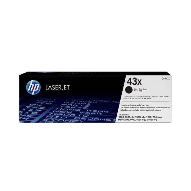 HP Cartucho original de tóner negro de alto rendimiento 43X