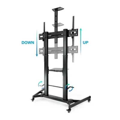 TooQ Zeus FS20400M-B Soporte de Suelo Regulable para TV TooQ Zeus FS20400M-B Soporte de Suelo Regulable para TV