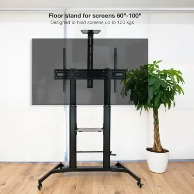 TooQ Zeus FS20400M-B Soporte de Suelo Regulable para TV TooQ Zeus FS20400M-B Soporte de Suelo Regulable para TV