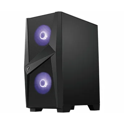 MSI MAG Forge 100M Midi Tower Negro, Transparente MSI MAG Forge 100M Midi Tower Negro, Transparente