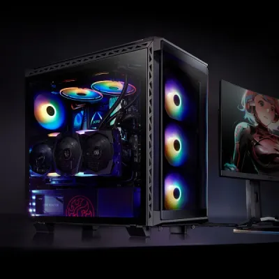 XPG BATTLECRUISER Midi Tower Negro XPG BATTLECRUISER Midi Tower Negro