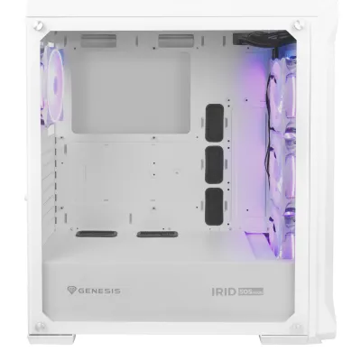 Genesis Irid 505 V2 ARGB Midi Tower Cristal Templado USB 3.0