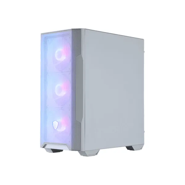 Torre PC MSI MAG FORGE M100R Semi Torre mATX Cristal Templado USB 3.2 ARGB Blanca