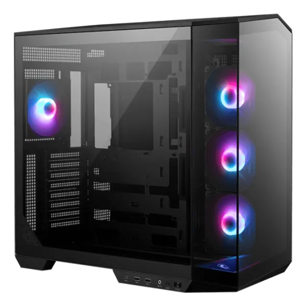 Torre PC MSI MAG PANO M100R PZ ARGB Semi Torre Doble Cristal Templado USB-C Negra