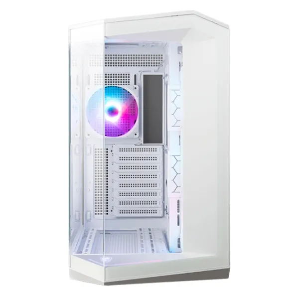 Torre PC MSI MAG PANO M100R PZ ARGB Semi Torre Doble Cristal Templado USB-C Blanca