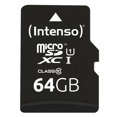Intenso Tarjeta Micro SD SDXC 64GB Clase 10 Intenso Tarjeta Micro SD SDXC 64GB Clase 10