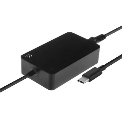 Ewent Cargador de Portátil USB tipo C Compatible con Perfiles