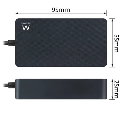 Ewent Cargador de Portátil USB tipo C Compatible con Perfiles