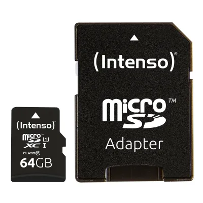 Intenso Tarjeta Micro SD SDXC 64GB Clase 10 Intenso Tarjeta Micro SD SDXC 64GB Clase 10