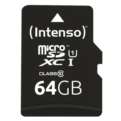Intenso Tarjeta Micro SD SDXC 64GB Clase 10 Intenso Tarjeta Micro SD SDXC 64GB Clase 10