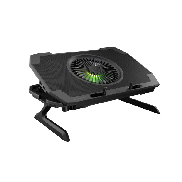 Genesis Oxid 850 RGB Base Refrigeradora para Portátiles hasta 17.3" Negra 