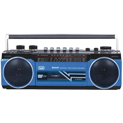 Trevi RR 501 BT Personal Analógica Negro, Azul