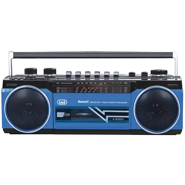 Trevi RR 501 BT Personal Analógica Negro, Azul