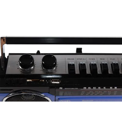 Trevi RR 501 BT Personal Analógica Negro, Azul