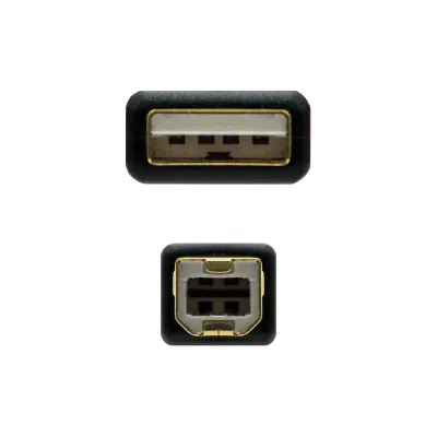 Nanocable Cable USB 2.0 Impresora Alta Calidad Tipo A/B Nanocable Cable USB 2.0 Impresora Alta Calidad Tipo A/B