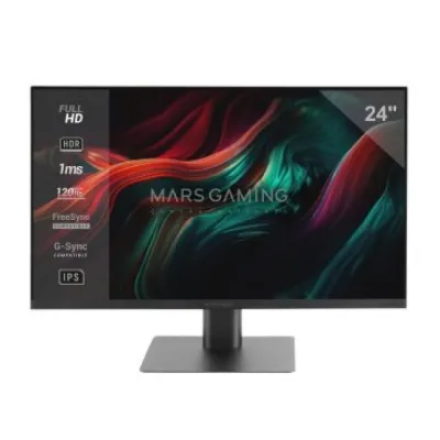 Monitor 24" Displayport Hdmi Vga Mars Gaming Mv24 Ips Fhd 120hz