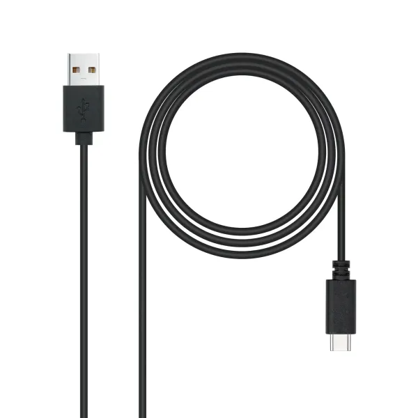 Nanocable Cable USB 2.0 USB-C 3m Negro