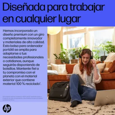 Maletín HP Renew Executive para Portátiles hasta 16'/ Negro Maletín HP Renew Executive para Portátiles hasta 16'/ Negro