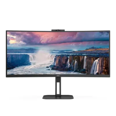 Monitor Profesional Curvo Ultrapanorámico AOC CU34V5CW/BK 34'/ Monitor Profesional Curvo Ultrapanorámico AOC CU34V5CW/BK 34'/