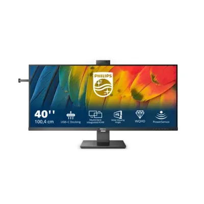 Philips 40B1U5601H/00 40" LED IPS WQHD 100Hz USB-C Webcam Philips 40B1U5601H/00 40" LED IPS WQHD 100Hz USB-C Webcam