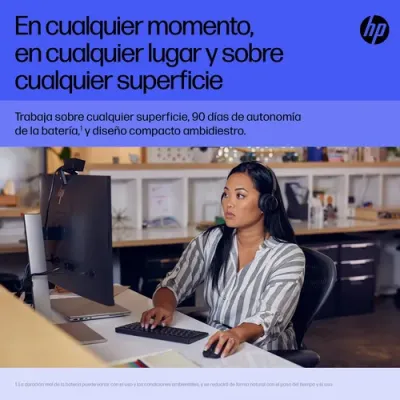 Ratón Inalámbrico HP 715 Multi/ Batería Recargable/ Hasta 1200 Ratón Inalámbrico HP 715 Multi/ Batería Recargable/ Hasta 1200