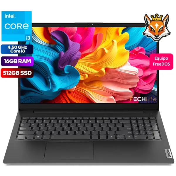 Lenovo V15 G4 IRU Edition - Intel Core i3-1315u 16GB 512GB SSD 15.6" FreeDOS