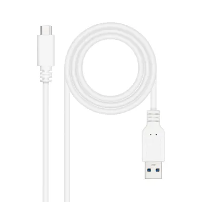 Nanocable Cable USB 3.1 a USB-C Macho/Macho 1.5m Blanco