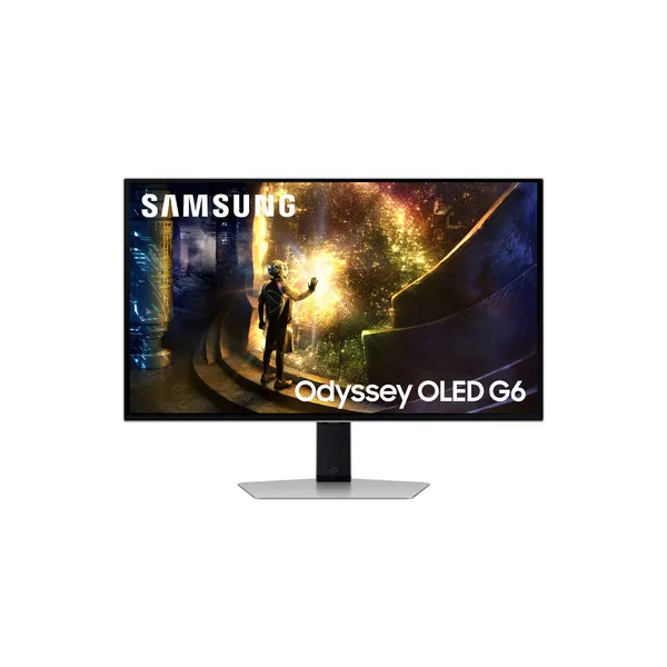 Smart Monitor Gaming Curvo Samsung OLED Odyssey G6 S27DG610SU 27'/ QHD/ 0.03ms/ 240Hz/ VA/ Regulable en altura/ Smart TV/ Plata