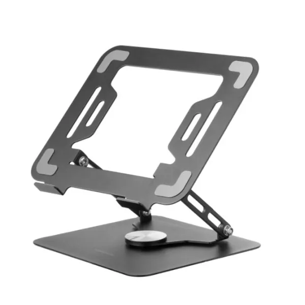 Mars Gaming MA-RSN Soporte para Portátiles y Tablets hasta 17" Ajuste Altura Rotación 360º Negro 
