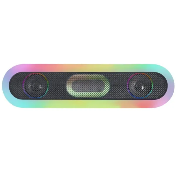 Mars Gaming MSB-ORB Altifalante Portátil + Barra de Som Bluetooth RGB 5.3 360º 20W Preto 