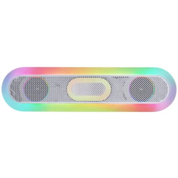 Mars Gaming MSB-ORB Altavoz Portátil + Barra Sonido Bluetooth RGB 5.3 360º 20W Blanco 