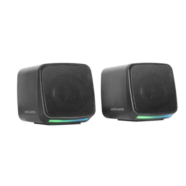 Mars Gaming MS-PRO Altavoces RGB Flow con Caja de Control 10W Negro 