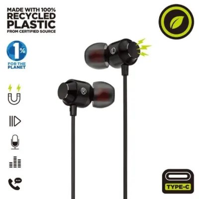 Auriculares Intrauditivos Muvit For Change MCHPH0006/ con Auriculares Intrauditivos Muvit For Change MCHPH0006/ con