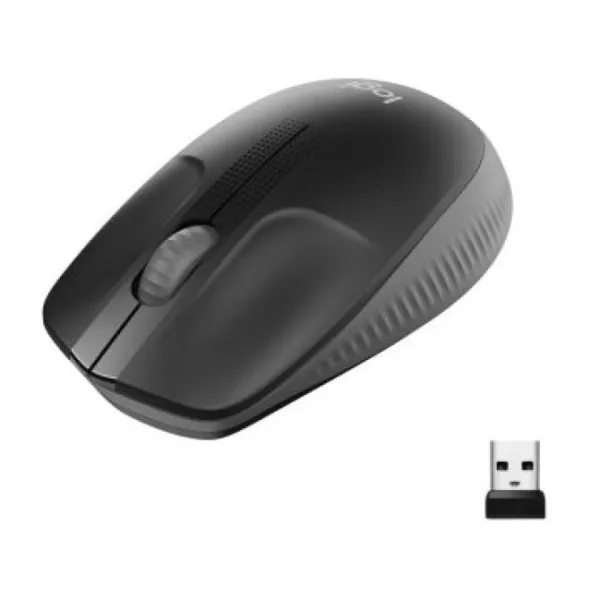 Logitech M190 Ratón Inalámbrico Full Size 1000DPI Gris