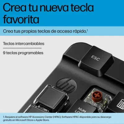 Teclado Numérico Inalámbrico HP 435 Programable/ Negro Teclado Numérico Inalámbrico HP 435 Programable/ Negro