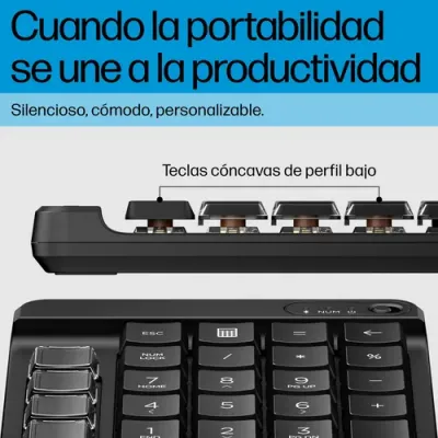Teclado Numérico Inalámbrico HP 435 Programable/ Negro Teclado Numérico Inalámbrico HP 435 Programable/ Negro