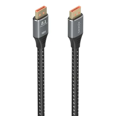 Cable DisplayPort 2.1 16K Aisens A158-0901/ DisplayPort Macho -