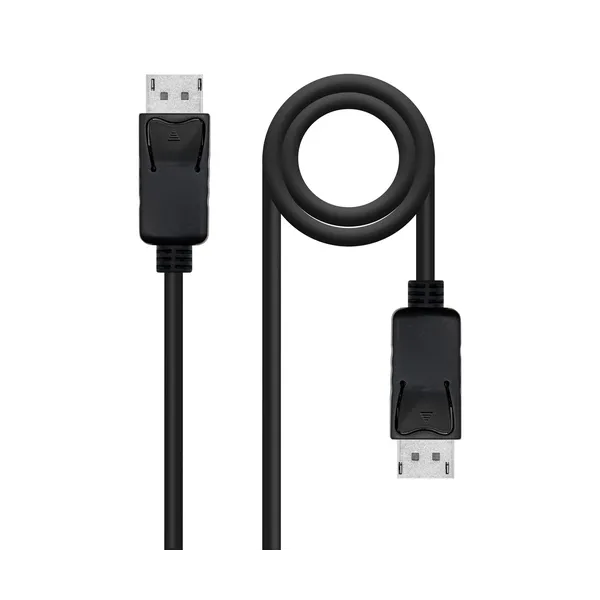 Cable DisplayPort Nanocable 10.15.2705/ DisplayPort Macho - DisplayPort Macho/ 5m/ Negro