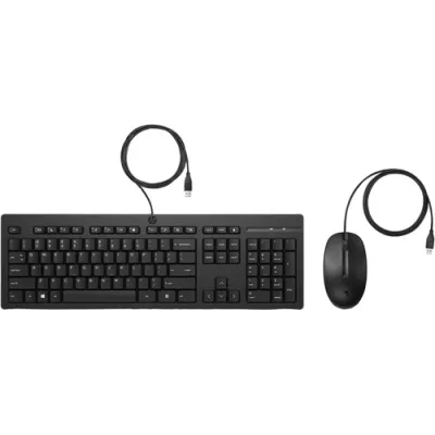 Teclado y Ratón HP Combo 225/ Negro Teclado y Ratón HP Combo 225/ Negro