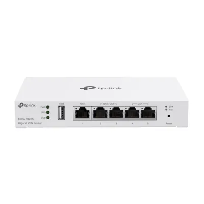 TP-Link Festa FR205 Router VPN Gestionado 5 Puertos Gigabit 1